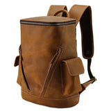 Backpack_y de cuero de caballo loco
