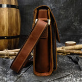 Crazy Horse Leather Shoulder Bag_b