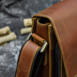 Crazy Horse Leather Shoulder Bag_b