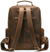 Crazy Horse Leather Backpack_E