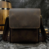Crazy Horse Leather Shoulder Bag_b