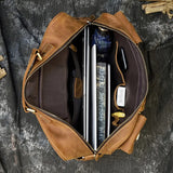 Crazy Horse Leather Shoulder Bag_D