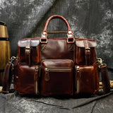 Genuine leather shoulder bag_F
