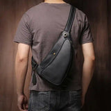 Crazy Horse Leather Crossbody Back_K