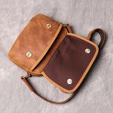 Crazy Horse Leather Mini Spowler Bag_B