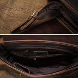 Crazy Horse Leather Shoulder Bag_J