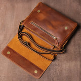 クレイジーホースレザー ショルダーバッグ_G