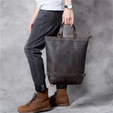 Crazy Horse Leather Tote Bag_k