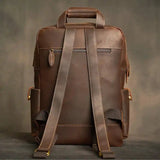 Backpack_ad de cuero de caballo loco