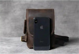 Crazy Horse Leather Mini Spowler Bag_K