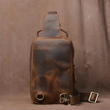 Crazy Horse Leather Crossbody Back_E