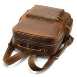 Crazy Horse Leather Backpack_E