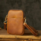 Crazy Horse Leather Mini Shoulder Bag_o