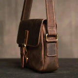 Crazy Horse Leather Shoulder Bag_v