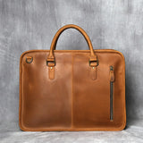 Crazy Horse Leather Briefcase/Business Bag_F