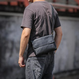 Crazy Horse Leather Shoulder Bag_T