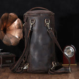 Crazy Horse Leather Large Capacity Travel Bag_D