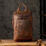 Crazy Horse Leather Crossbody Back_L