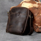 Crazy Horse Leather Mini Shoulder Bag_H