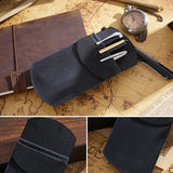 クレイジーホースレザー ペンケース_F