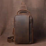 Crazy Horse Leather Crossbody Back_E