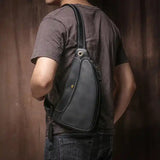 Crazy Horse Leather Crossbody Back_K
