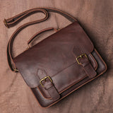 Crazy Horse Leather Shoulder Bag_H