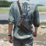 Crazy Horse Leather Mini Shoulder Bag_J