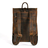 Backpack_w de cuero de caballo loco