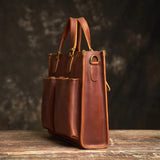 Crazy Horse en cuir mallette / Business Bag_M