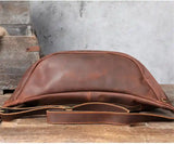 Crazy Horse Leather Shoulder Bag_ah