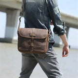 Crazy Horse Leather Shoulder Bag_AI