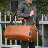 クレイジーホースレザー ガーメントバッグ_A