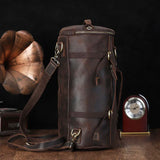 Crazy Horse Leather Large Capacity Travel Bag_D