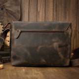Crazy Horse Leather Shoulder Bag_J