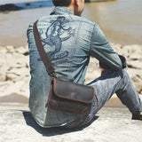 Crazy Horse Leather Mini Shoulder Bag_J
