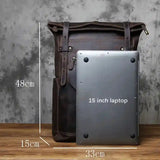 Crazy Horse Leather Backpack_AS