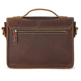 Crazy Horse Leather Shoulder Bag_F