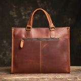Crazy Horse en cuir mallette / Business Bag_M
