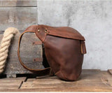 Crazy Horse Leather Shoulder Bag_ah