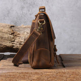 クレイジーホースレザー ショルダーバッグ_M