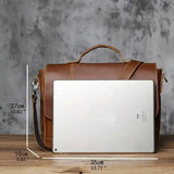 Crazy Horse Leather Briefcase/Business Bag_AA