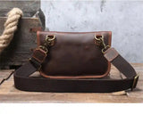 Crazy Horse Leather Mini Shoulder Bag_J