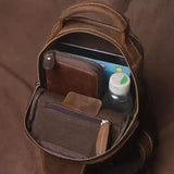 Crazy Horse Leather Crossbody Back_E