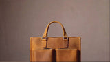 Crazy Horse en cuir mallette / Business Bag_M