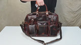 Genuine leather shoulder bag_F