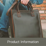 Crazy Horse Leather Tote Bag_C