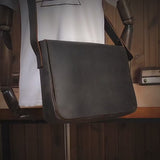 Crazy Horse Leather Shoulder Bag_J