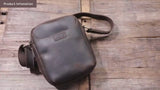 Crazy Horse Leather Mini Shoulder Bag_H