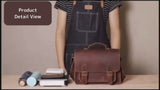Crazy Horse Leather Shoulder Bag_H